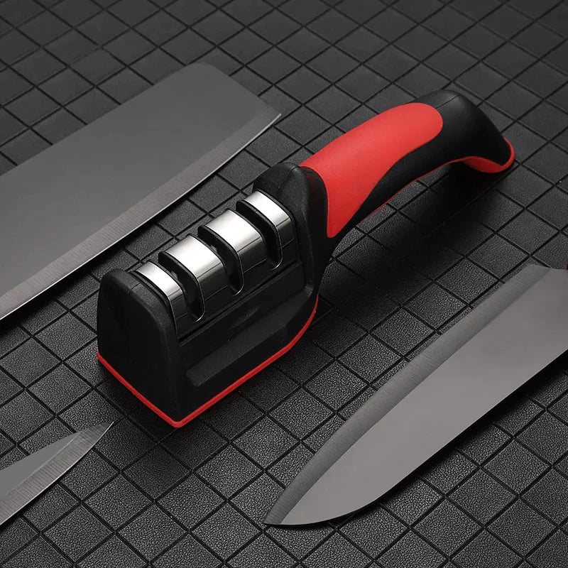 kit com 2 amolador de faca afiador profissional Original
