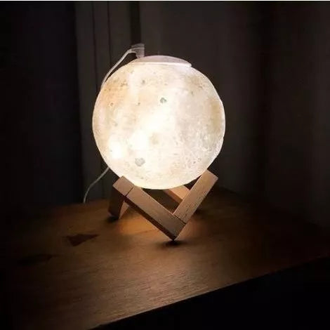 Umidificador Aromatizador Luminária Lua 3d