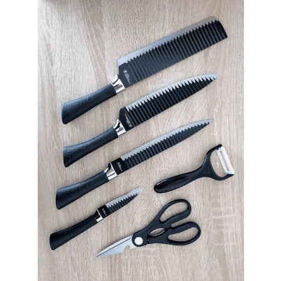 Jogo de facas Cozinha Com Descascador - 6 peças